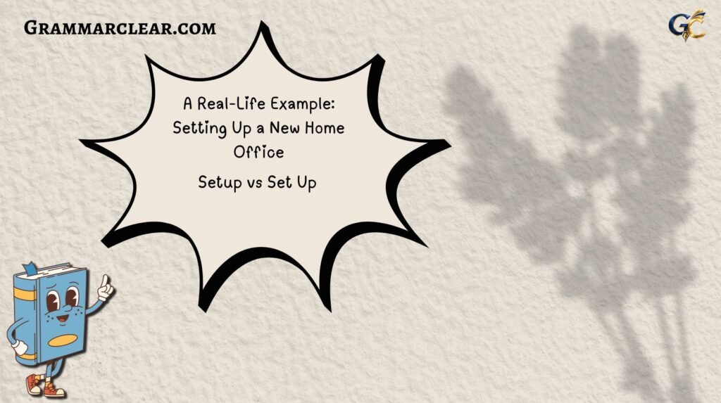 Setup vs Set Up