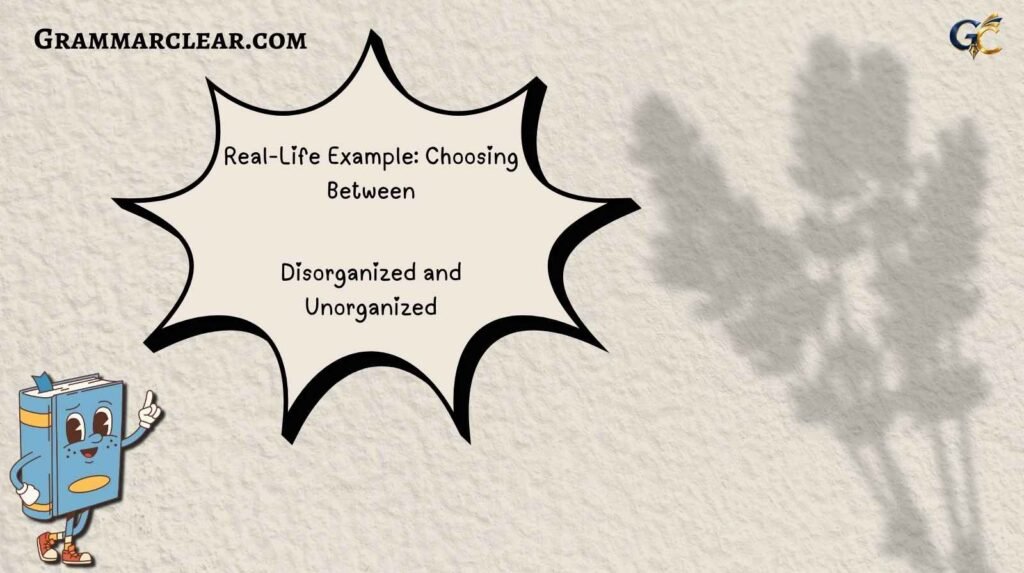 Disorganized and Unorganized