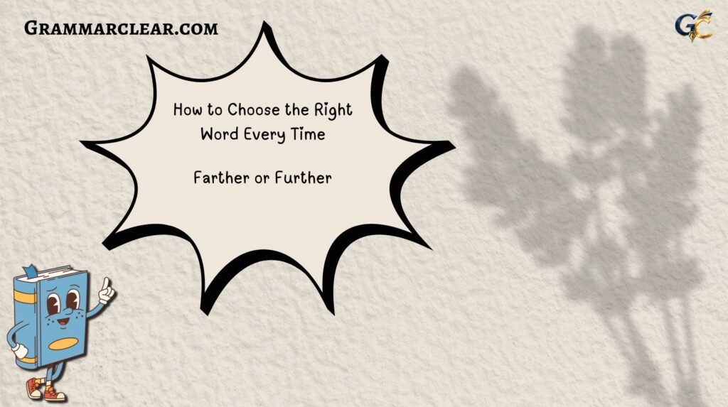 Farther or Further