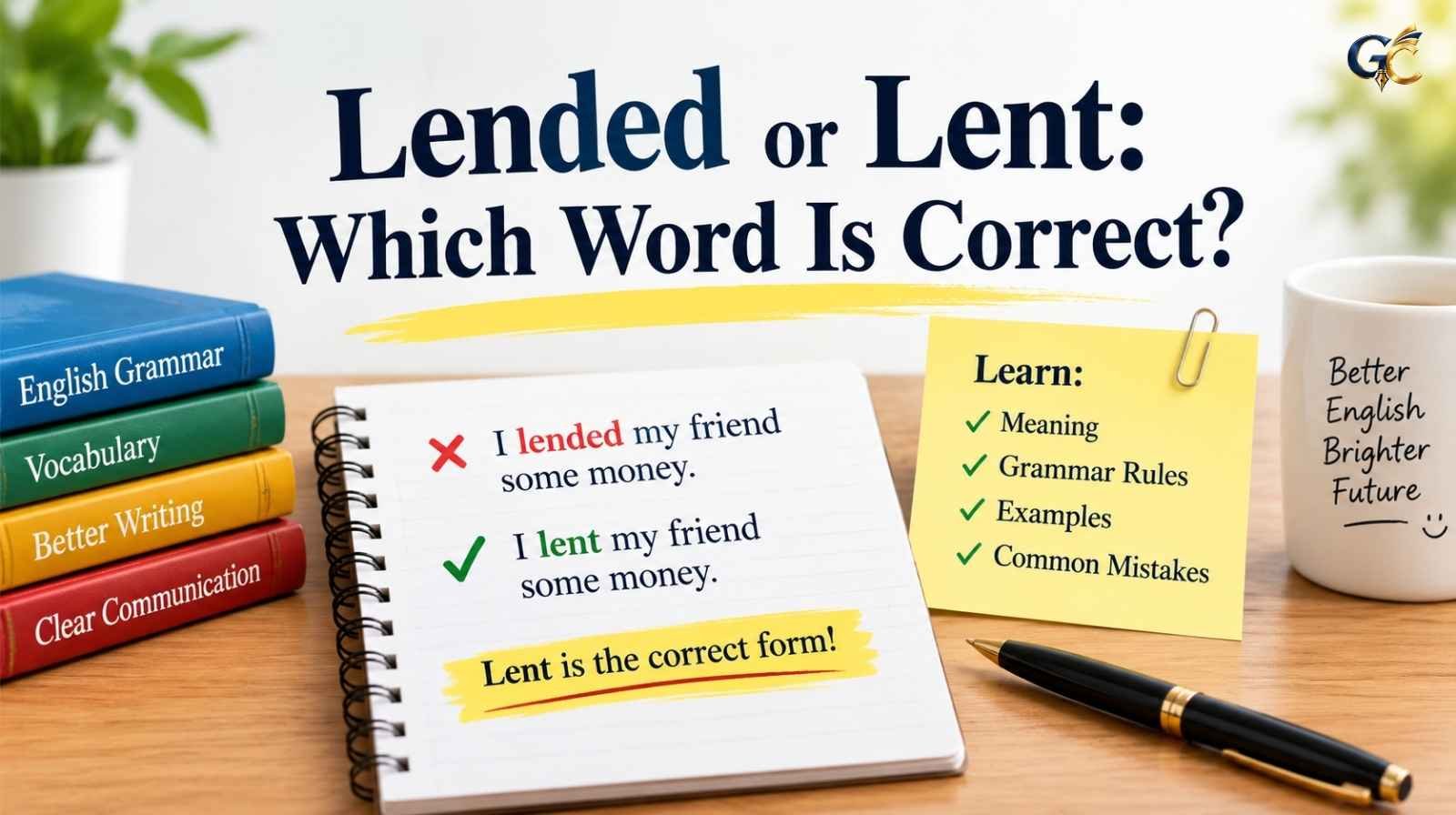 Lended or Lent