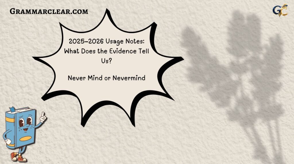 Never Mind or Nevermind