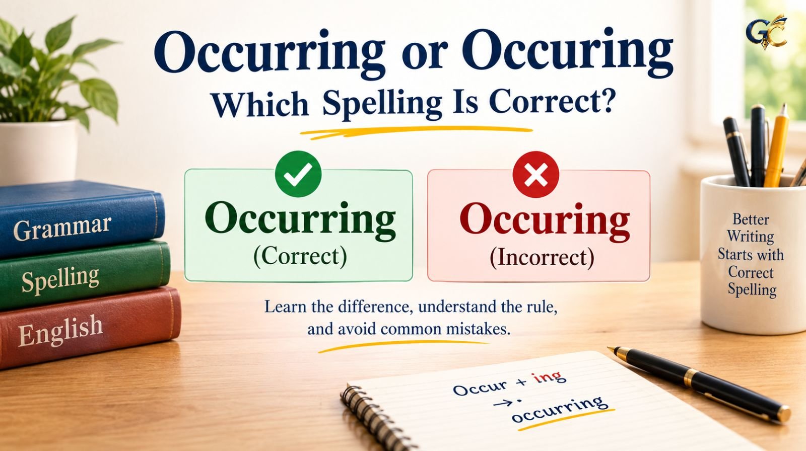 Occurring or Occuring