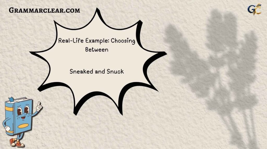 Sneaked and Snuck