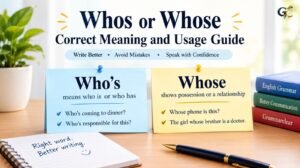Whos or Whose